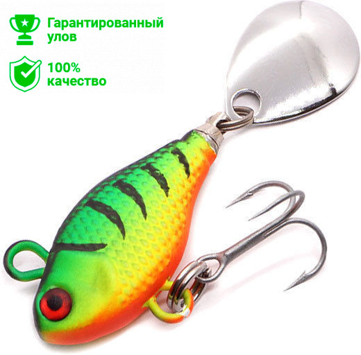 Джиг-спиннер Kosadaka FISH DARTS FS1-10 25mm, 10g, цвет MHT