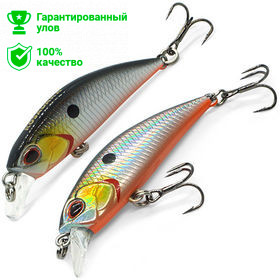 Воблер Kosadaka JAX Minnow xs 45F плав., 45мм, 2.4г, 0.1-0.4м, цв.GT
