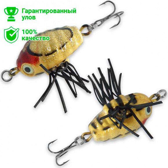 Воблер Kosadaka NotoBug 22F поверхностный, 22мм, 1.9г, м, цв.L15