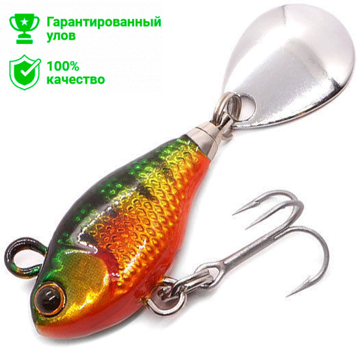 Джиг-спиннер Kosadaka FISH DARTS FS1-10 25mm, 10g, цвет PC