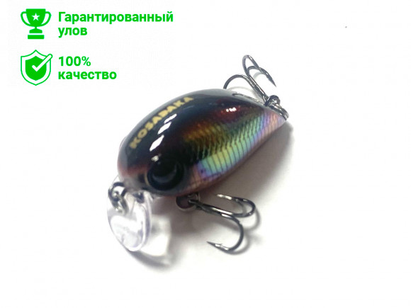 Воблер Kosadaka Hickory SSR 34F плав., 34мм, 3.7г, 0-0.2м, цв.TWB 