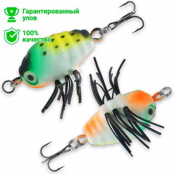 Воблер Kosadaka NotoBug 22F поверхностный, 22мм, 1.9г, м, цв.L18