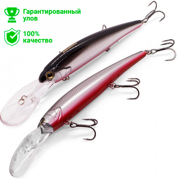 Воблер Kosadaka Bandit Deep XL 120F, плав., 120мм, 21г, 5-8м, цв.SBL