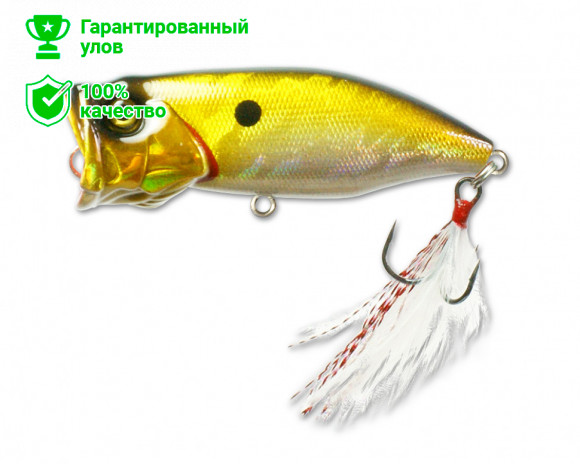 Воблер Kosadaka SOL popper 65 поверхн., 65мм, 10.6г, цв.GTR