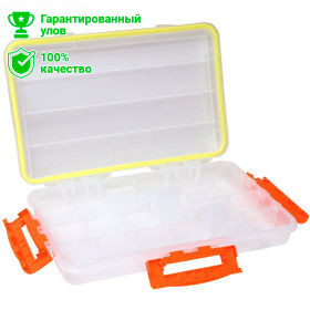 Коробка Kosadaka TB-S20B-CL, 35.5*22*5.3см для приманок, герметичная, прозрачная