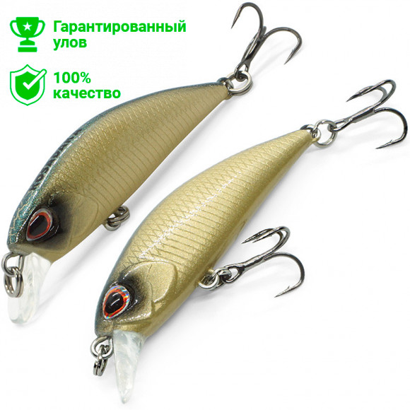 Воблер Kosadaka JAX Minnow xs 45F плав., 45мм, 2.4г, 0.1-0.4м, цв.MN