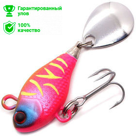 Джиг-спиннер Kosadaka FISH DARTS FS1-10 25mm, 10g, цвет ROS