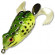 Приманка-незацепл. мягк. оснащ. плав. Лягушка-спиннер LF17 50mm, 12g, цвет C36 (Kosadaka)