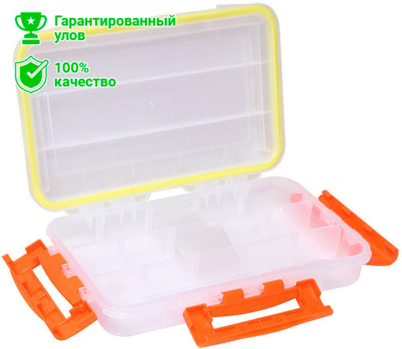 Коробка Kosadaka TB-S20S-CL, 27*17*5.3см для приманок, герметичная, прозрачная