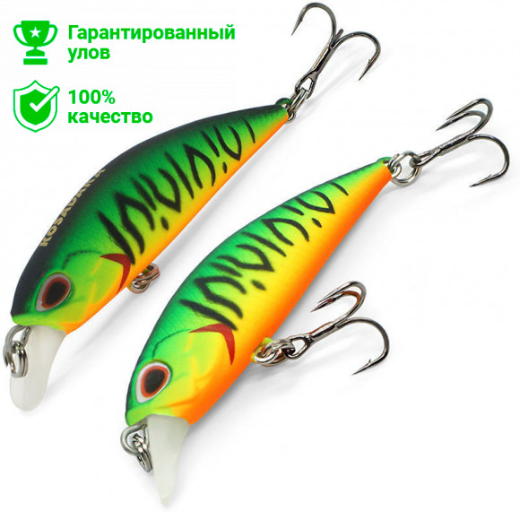 Воблер Kosadaka JAX Minnow xs 45F плав., 45мм, 2.4г, 0.1-0.4м, цв.MTS
