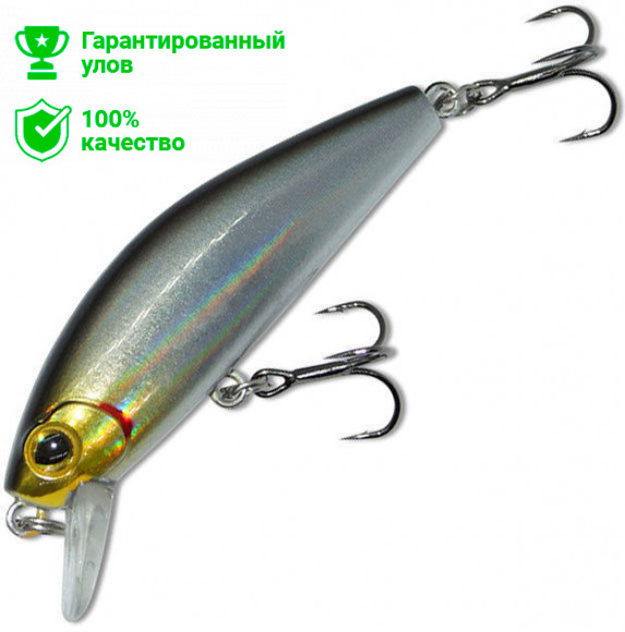 Воблер Kosadaka M-Minnow xs 50F плав., 50мм, 4.1г, 0.3-1.0м, цв.GT