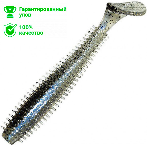 Виброхвост Kosadaka SPIKEY SHAD 120, 4шт., цвет SR