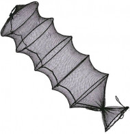 Садок Kosadaka с горловиной и разгрузоч дном, пласт. каркас 25*40*120см, капрон. сетка KNPR2540-120