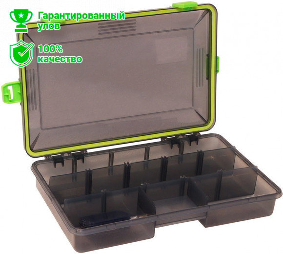 Коробка Kosadaka TB-S33B-SMK, 28*18*5см для приманок, герметичная, дымчатая