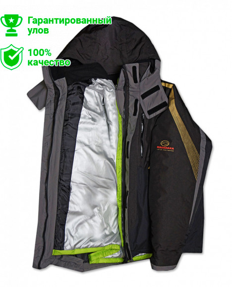 Костюм KOSADAKA Orca 3 in 1, 25C+7: Куртка-двойка рыболовная зимняя, разм. L WS-OC-J-L WS-OC-J-L