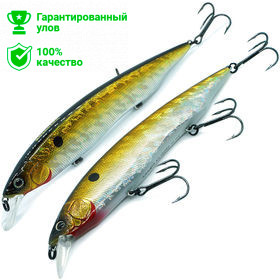 Воблер Kosadaka KANATA XS 160SP сусп., 160мм, 32.4г, 0-1м, цв.GTR