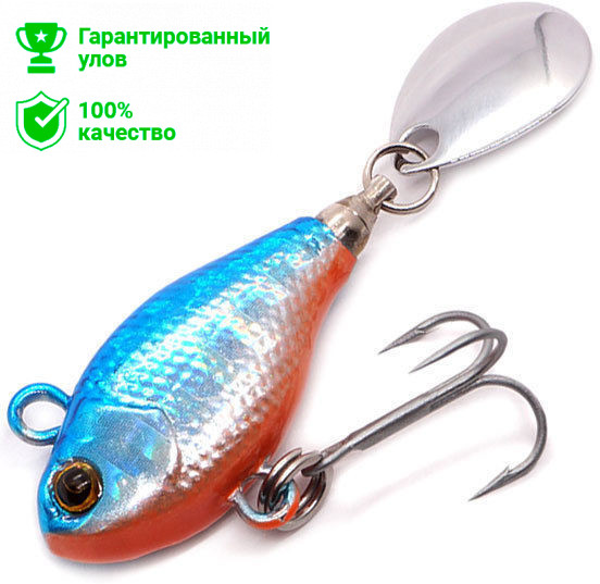 Джиг-спиннер Kosadaka FISH DARTS FS1-14 30mm, 14g, цвет HBBO