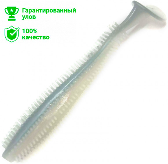 Виброхвост Kosadaka SPIKEY SHAD 120, 4шт., цвет TRS