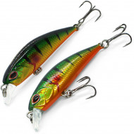 Воблер Kosadaka JAX Minnow xs 45F плав., 45мм, 2.4г, 0.1-0.4м, цв.PC