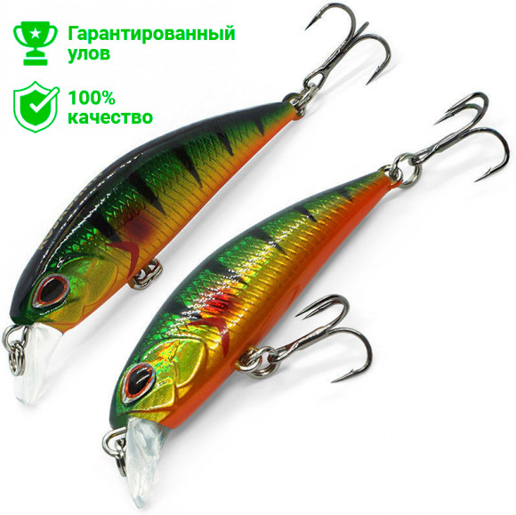 Воблер Kosadaka JAX Minnow xs 45F плав., 45мм, 2.4г, 0.1-0.4м, цв.PC