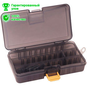 Коробка Kosadaka TB-S34B-SMK, 16*9*3см для приманок, регулируемая, дымчатая