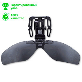 Накладка Clip-on-Clap поляризационная на бейсболку Gray (Темно-серый)(KOSADAKA)