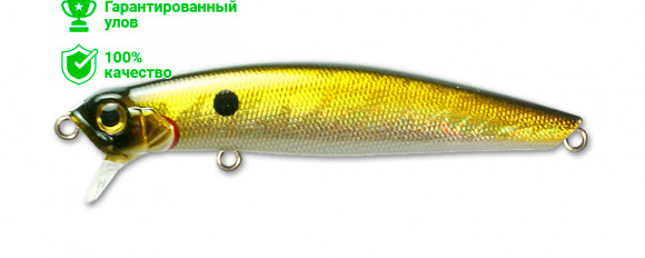 Воблер Kosadaka COSTA XS 80F плав., 80мм, 7.7г, 0.1-0.3м, цв.GTR