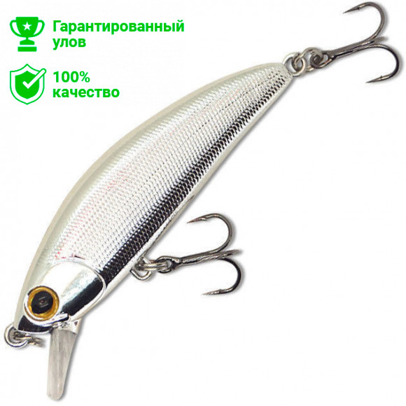 Воблер Kosadaka UMI xs 50F плав., 50мм, 3.2г, 1.5м, цв.SIL