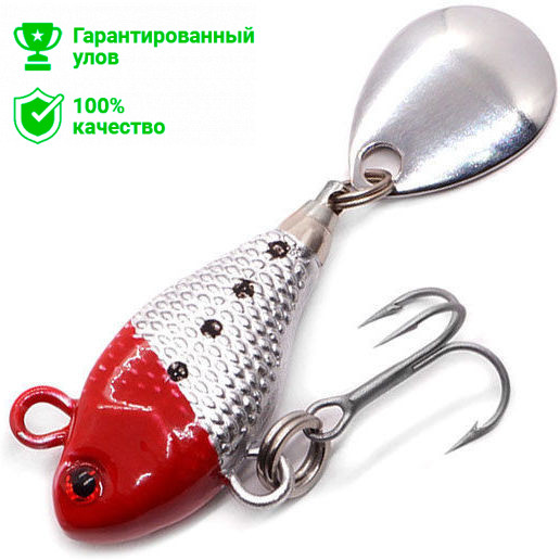 Джиг-спиннер Kosadaka FISH DARTS FS1-14 30mm, 14g, цвет RHS