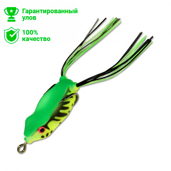 Приманка-незацепл. мягк. оснащ. плав. Лягушка имит.лапок LF21 45mm, 7g, цвет C43 (Kosadaka)
