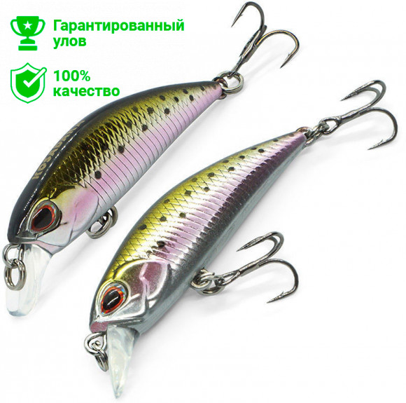 Воблер Kosadaka JAX Minnow xs 45F плав., 45мм, 2.4г, 0.1-0.4м, цв.TR