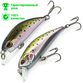 Воблер Kosadaka JAX Minnow xs 45F плав., 45мм, 2.4г, 0.1-0.4м, цв.TR