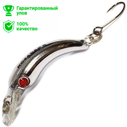 Воблер Kosadaka BEE xs 30F плав., 30мм, 1.4г, 0.1-0.4м, цв.SIL