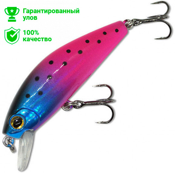 Воблер Kosadaka M-Minnow xs 50F плав., 50мм, 4.1г, 0.3-1.0м, цв.RBU