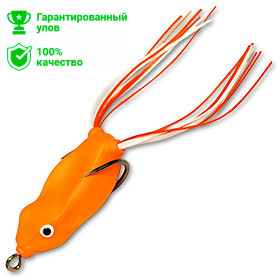 Приманка-незацепл. мягк. оснащ. плав. Лягушка имит.лапок LF21 45mm, 7g, цвет C44 (Kosadaka) Приманка-незацепл. мягк. оснащ. плав. Лягушка имит.лапок LF21 45mm, 7g, цвет C44 (Kosadaka)