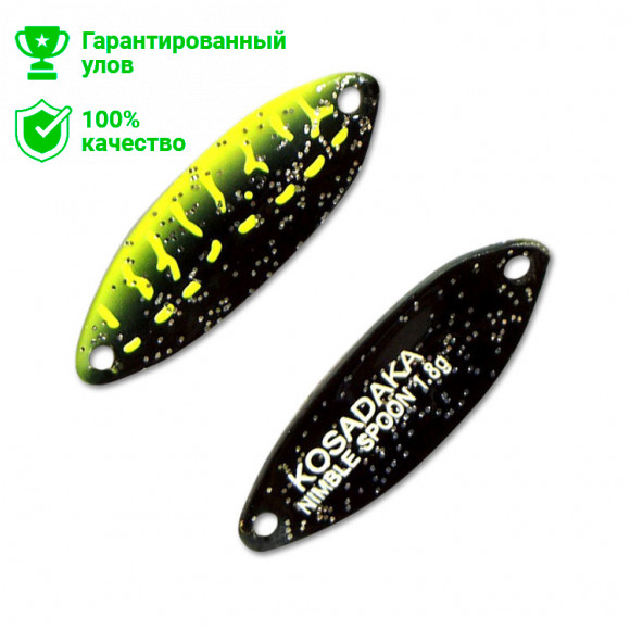 Блесна Kosadaka Trout Police NIMBLE SPOON 1.8g, 27mm, цвет E70