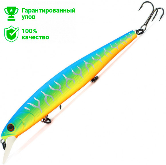 Воблер Kosadaka SQUAD XS 128SP сусп., 128мм, 22.1г, 0-1м, цв.REV