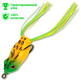 Приманка-незацепл. мягк. оснащ. плав. Лягушка имит.лапок LF21 45mm, 7g, цвет C47 (Kosadaka) Приманка-незацепл. мягк. оснащ. плав. Лягушка имит.лапок LF21 45mm, 7g, цвет C47 (Kosadaka)