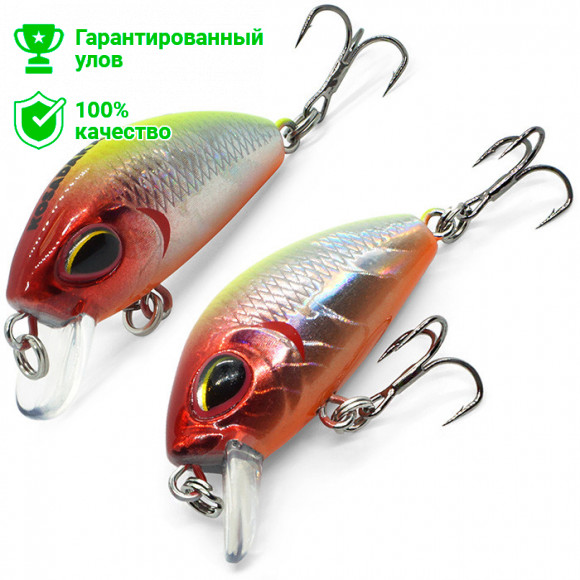 Воблер Kosadaka L-MINNOW xs 33S тонущий, 33мм, 3.1г, цв.LME
