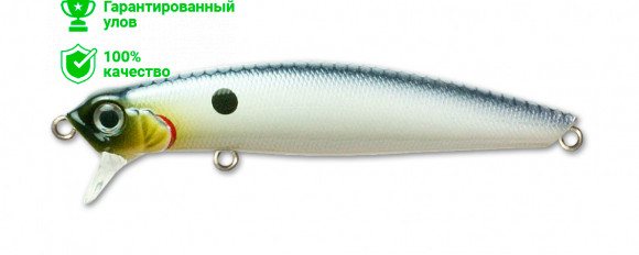 Воблер Kosadaka COSTA XS 80F плав., 80мм, 7.7г, 0.1-0.3м, цв.PSSH