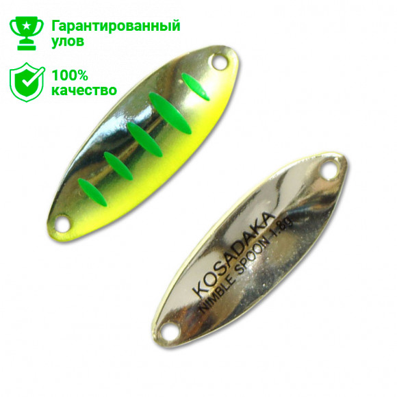Блесна Kosadaka Trout Police NIMBLE SPOON 1.8g, 27mm, цвет M99