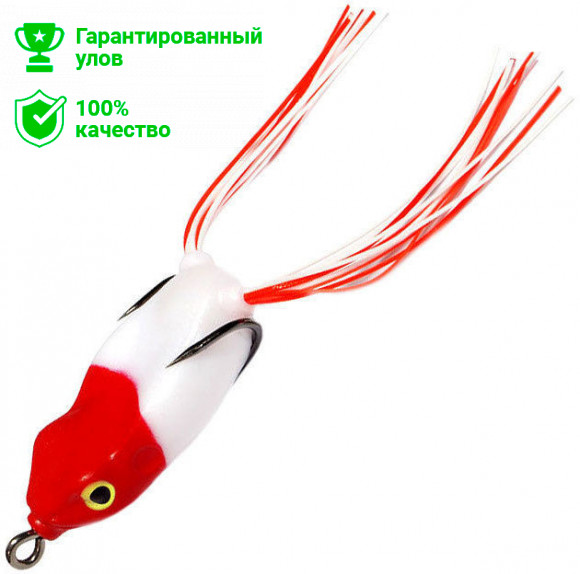 Приманка-незацепл. мягк. оснащ. плав. Лягушка имит.лапок LF21 45mm, 7g, цвет C91 (Kosadaka)