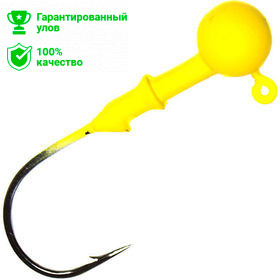 Джиг головка вольфрам Желтый 1.8г, №1/0, 3шт (Kosadaka)