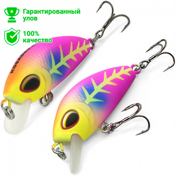 Воблер Kosadaka L-MINNOW xs 33S тонущий, 33мм, 3.1г, цв.MCR
