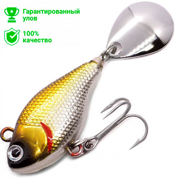 Джиг-спиннер Kosadaka FISH DARTS FS1-28 40mm, 28g, цвет CNT