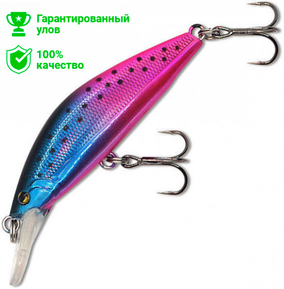Воблер Kosadaka Cron xs 50F плав., 50мм, 3.5г, 0.7-1.4м, цв.RBU