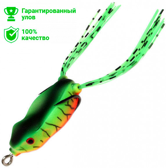 Приманка-незацепл. мягк. оснащ. плав. Лягушка имит.лапок LF21 45mm, 7g, цвет C94 (Kosadaka)