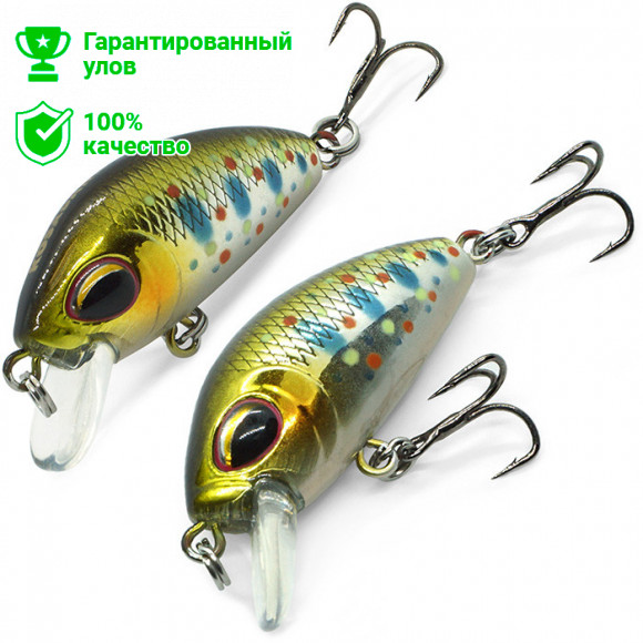 Воблер Kosadaka L-MINNOW xs 33S тонущий, 33мм, 3.1г, цв.NTN