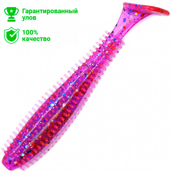 Виброхвост Kosadaka SPIKEY SHAD 90, 9шт., цвет FP