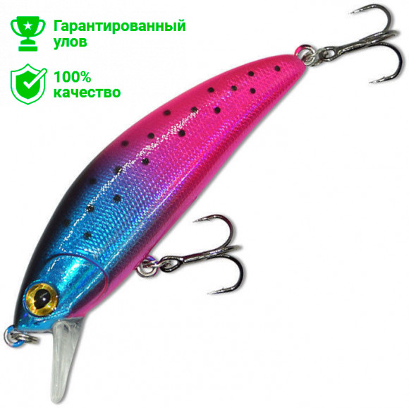 Воблер Kosadaka UMI xs 63F плав., 63мм, 5.3г, 1.5м, цв.RBU